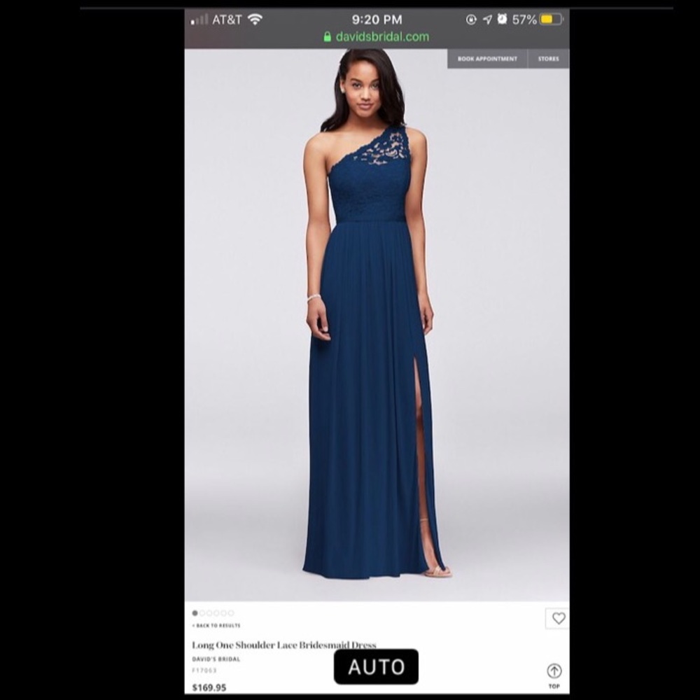 Navy blue bridesmaids/formal dress